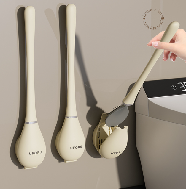 Moderne flexibele siliconen toiletborstel