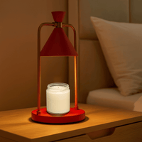 Elektrische Kaarsverwarmingslamp met Metaalframe en Kegelvormige Schaduw