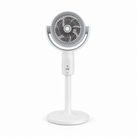 Motor Standventilator, 20 dB zeer stille ventilator, 30 m worpafstand, 2465 m³/h luchtvolume, ventilator met afstandsbediening & koeling
