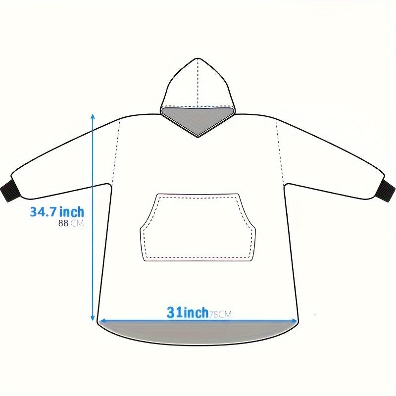 Luna Sherpa Hoodie Deken - Ultra Zacht en Comfortabel voor de Koudste Dagen