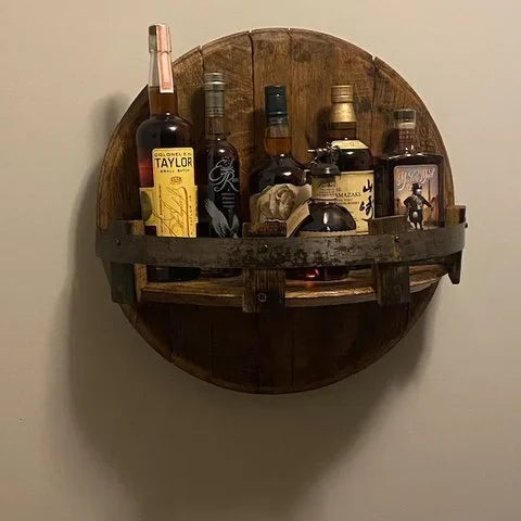 VistaCraft - Houten display voor flessen met een elegante uitstraling