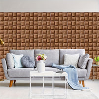 Waterdichte 3D Wandpanelen met Houtlook en Zelfklevende Functie voor Interieurdecoratie