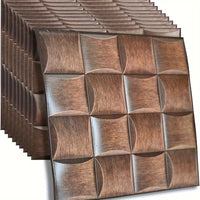 Waterdichte 3D Wandpanelen met Houtlook en Zelfklevende Functie voor Interieurdecoratie