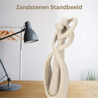 Eeuwige Omhelzing | Abstract Beeldje | Tijdloze Liefde | Uniek Cadeau