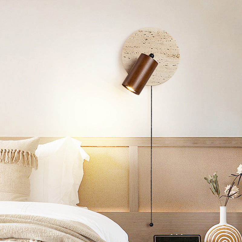 Travertine Moderne Rotatable Bedlamp Wandlamp