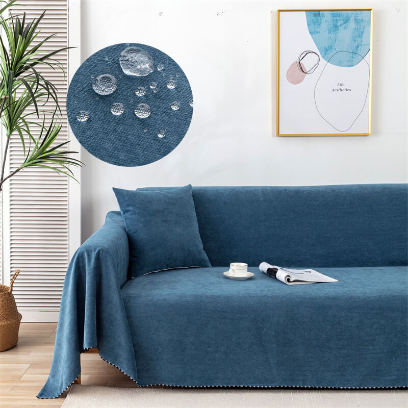 Premium Waterdichte Sofa Wurfdeken Hoezen met Jacquardrand