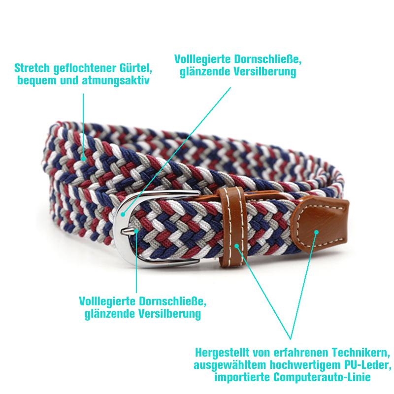 Elastisch geweven dunne riem