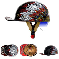 OrionRide Baseballstijl DOT Helm Met ABS Schaal Voor Motorfietsen