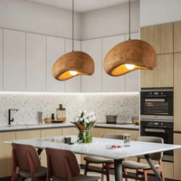 Wabi-Sabi Koffie Cloud Japandi Hars Hanglamp