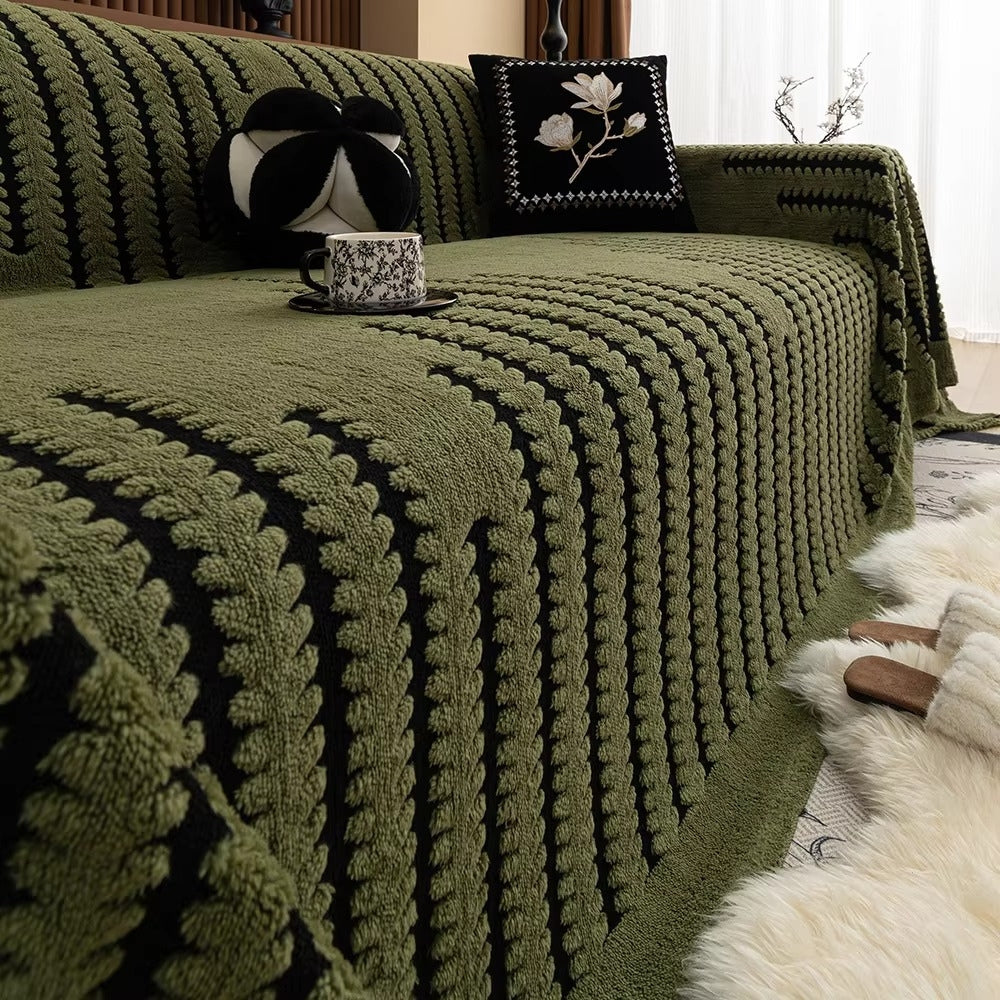 Heritage Pluche Tufted Sofa Cover