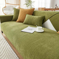 AestheticCover™ | Sofakleed van Chenille-stof met Visgraatpatroon