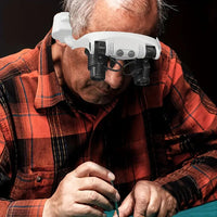 Vergrootglas met LED-verlichting voor beide ogen