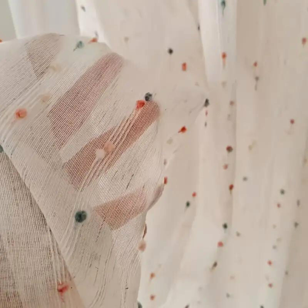 Suikerboon Regenboog Tulle Gordijn
