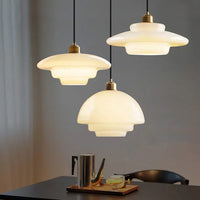 Hanglamp van Mat Wit Glas