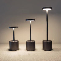 LumaLite Oplaadbare LED-Tafellamp | Draadloos | Dimbaar | Modern Design voor Restaurants en Thuis