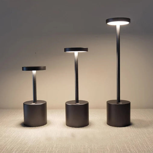 LumaLite Oplaadbare LED-Tafellamp | Draadloos | Dimbaar | Modern Design voor Restaurants en Thuis