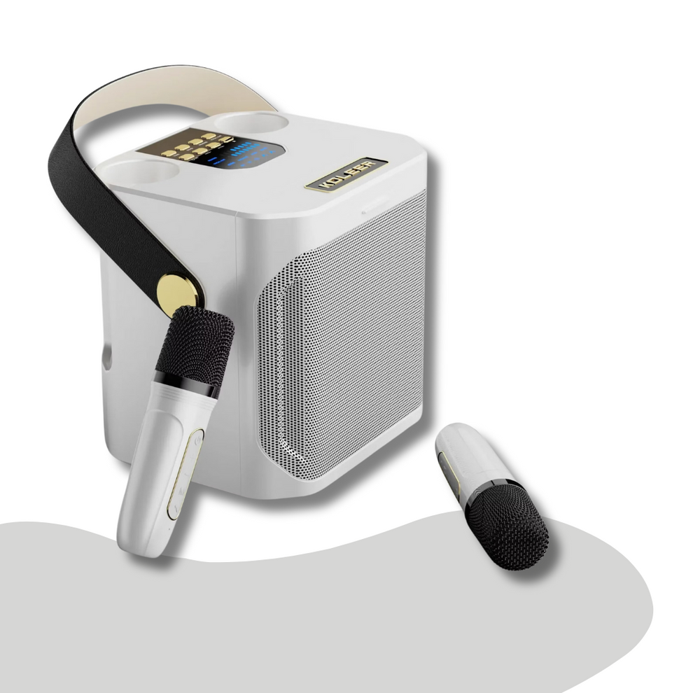 SoundBliss – Draagbare karaoke luidspreker met meeslepende audio en draadloze microfoons