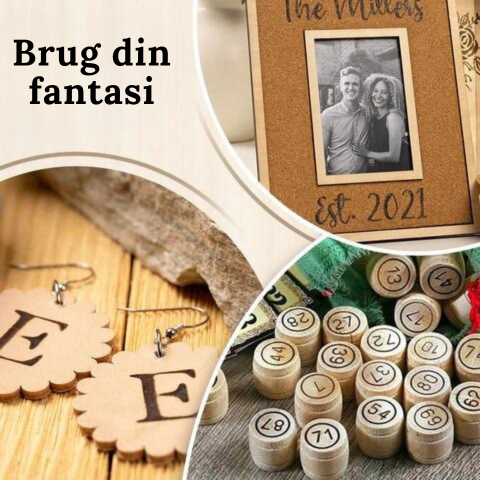EngravePro – Elektrische pen voor hout met alfabetische punten voor gedetailleerde gravures
