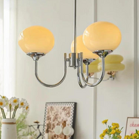 Marshmallow Moderne Glazen Bollen Kroonluchter
