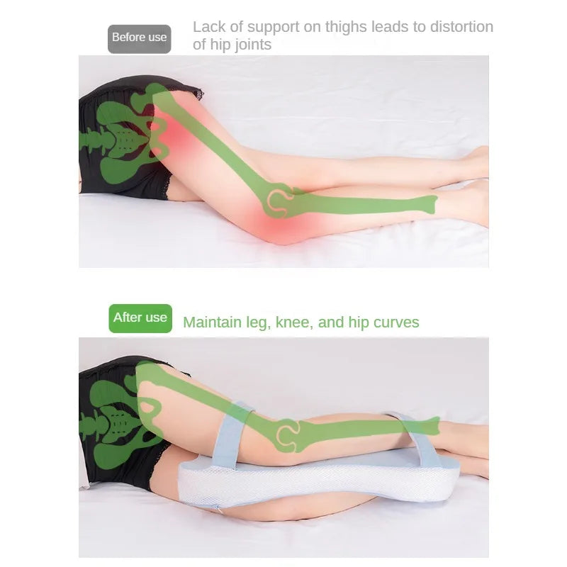 Ergonomisch Been Kussen voor Slaap met Geheugenschuim en Optimale Ondersteuning