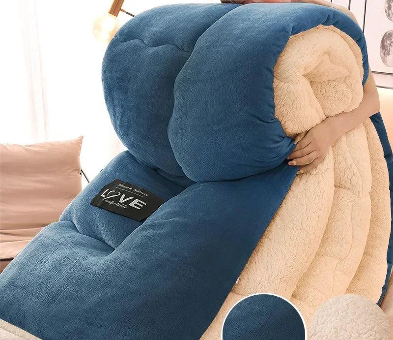 Ultimatieve Winter Comfortdeken met Dubbel Laags Flanellfleece