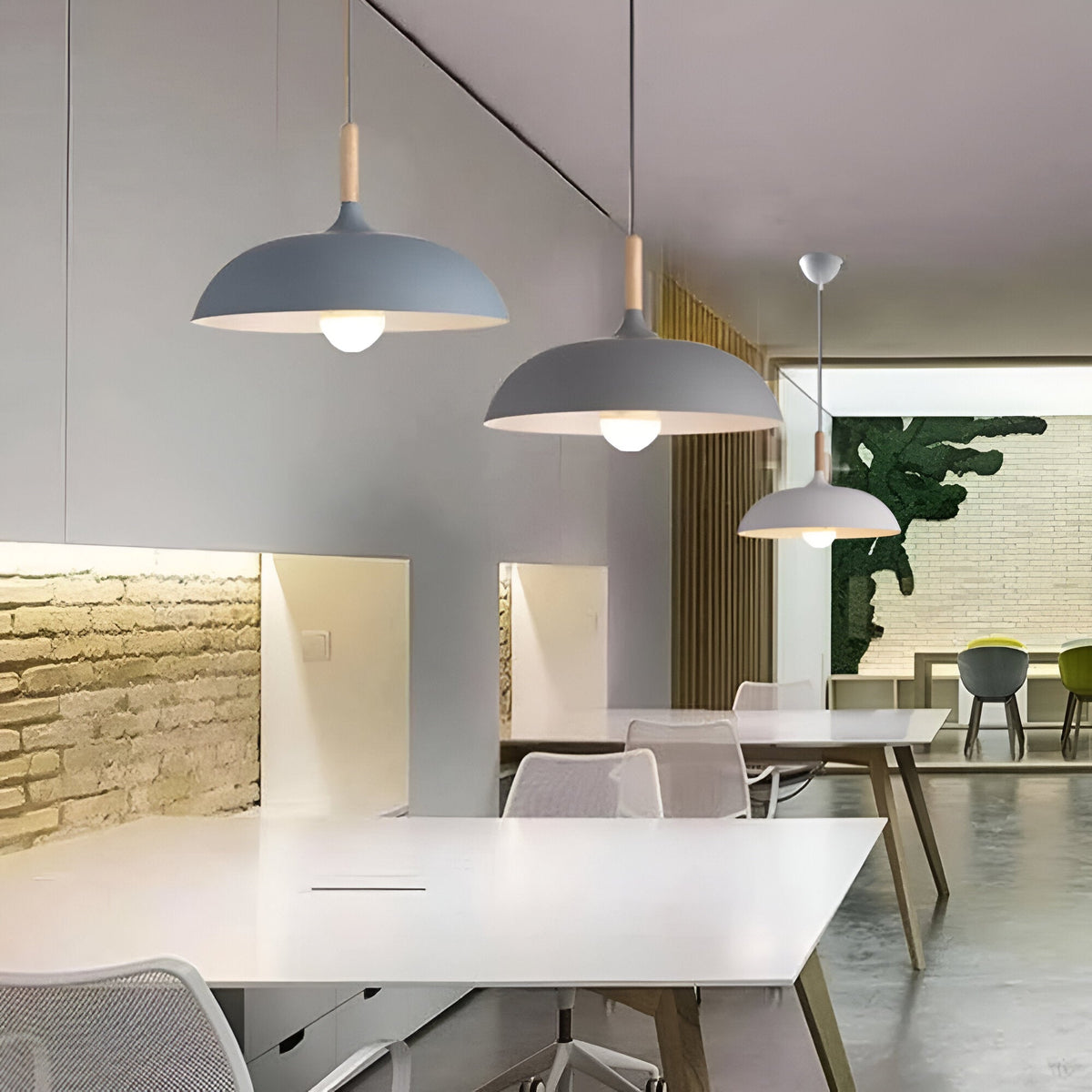 Noordse Stijl Houten IJzeren Kunst Hanglamp