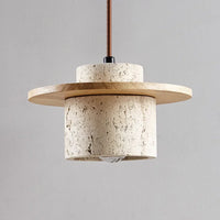Moderne Hanglamp van Steen en Hout
