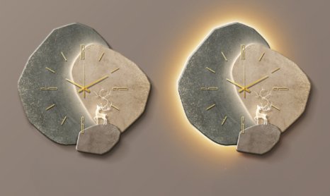 Minimalistische Wanduhr in Scandinavisch Design - NordiqTime