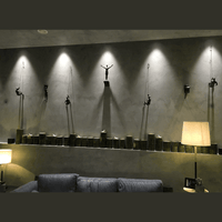 Decoratieve Klimfiguren Wand Sculptuur Set voor Moderne Wanddecoratie