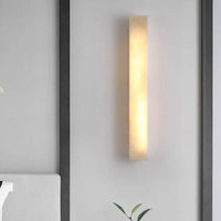 Ayen Moderne Rechthoekige Buitenwandlamp, Wit
