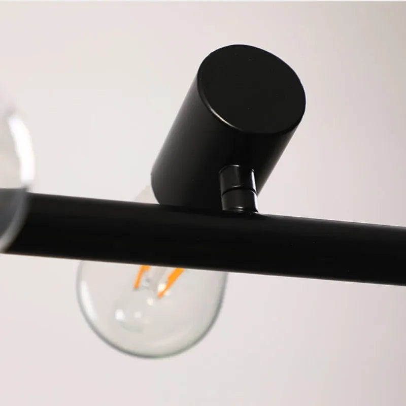 Epoch Vintage LED Kroonluchter Zwart Metaal Eetkamer/Woonkamer/Bar