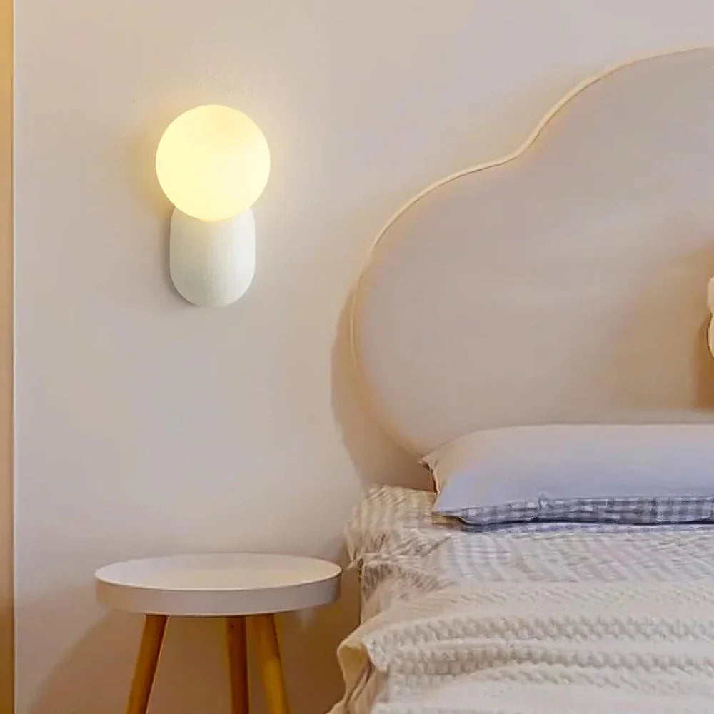 Luma Nordic Glass Orb Wandlamp