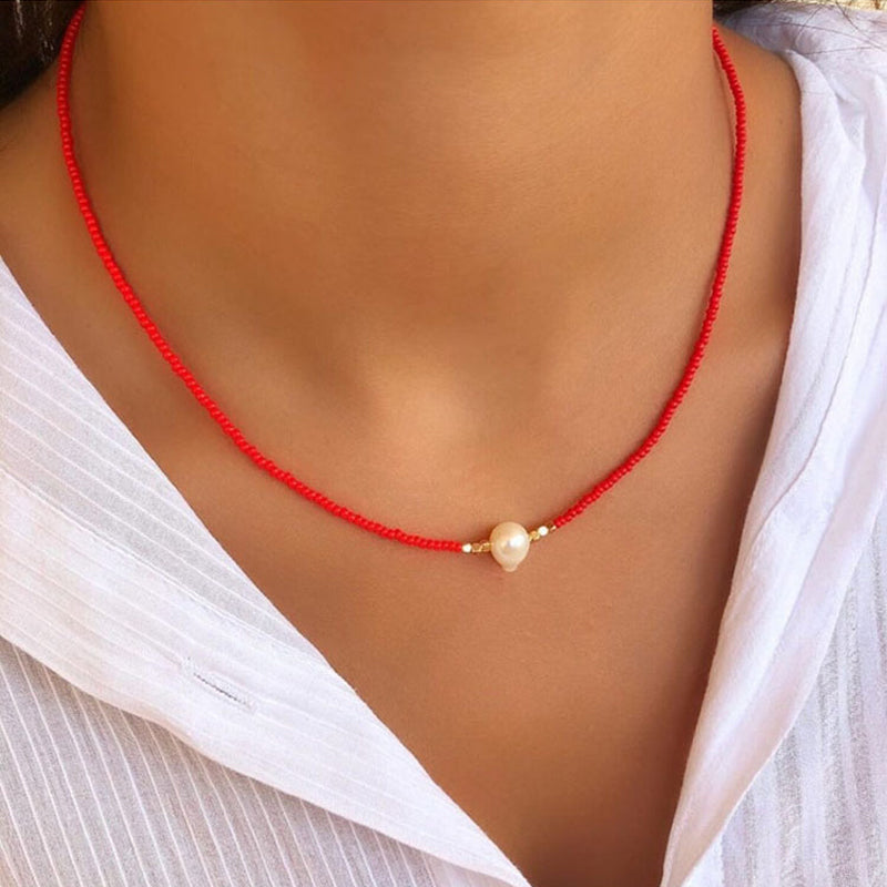 Ketting van zoetwaterparels