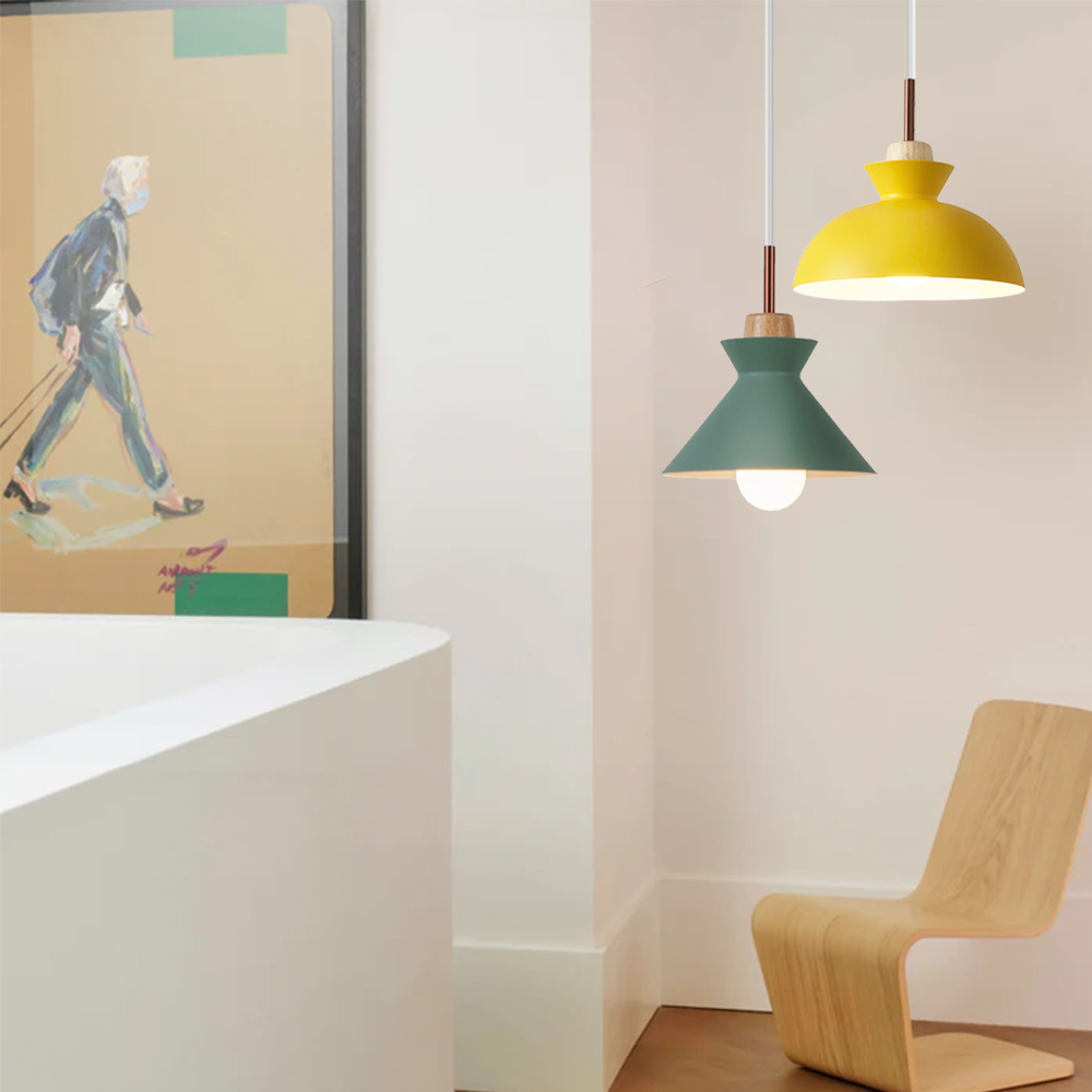 Valarie Scandinavische Houten Hanglamp