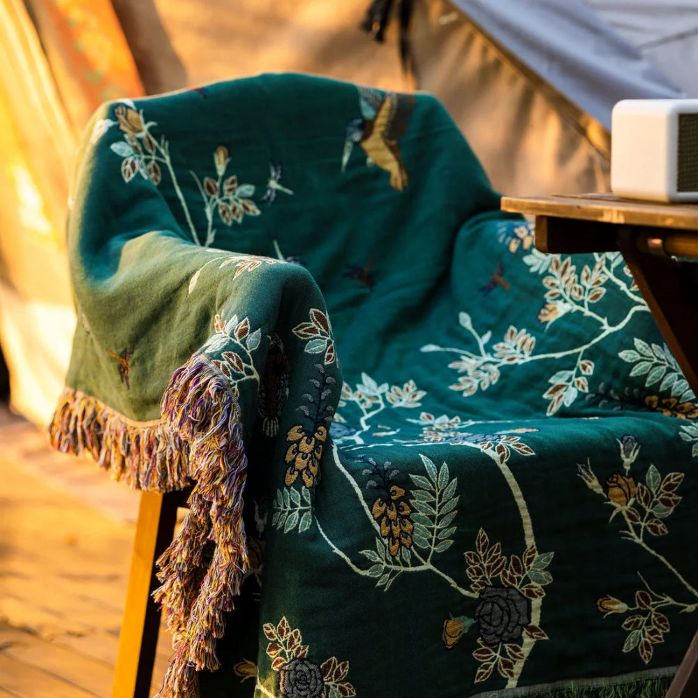 Ornate Multi-Layer Katoenen Dekbedovertrek