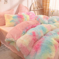 Snoepkleurige Zachte Dekbedovertrek - FluffCandy