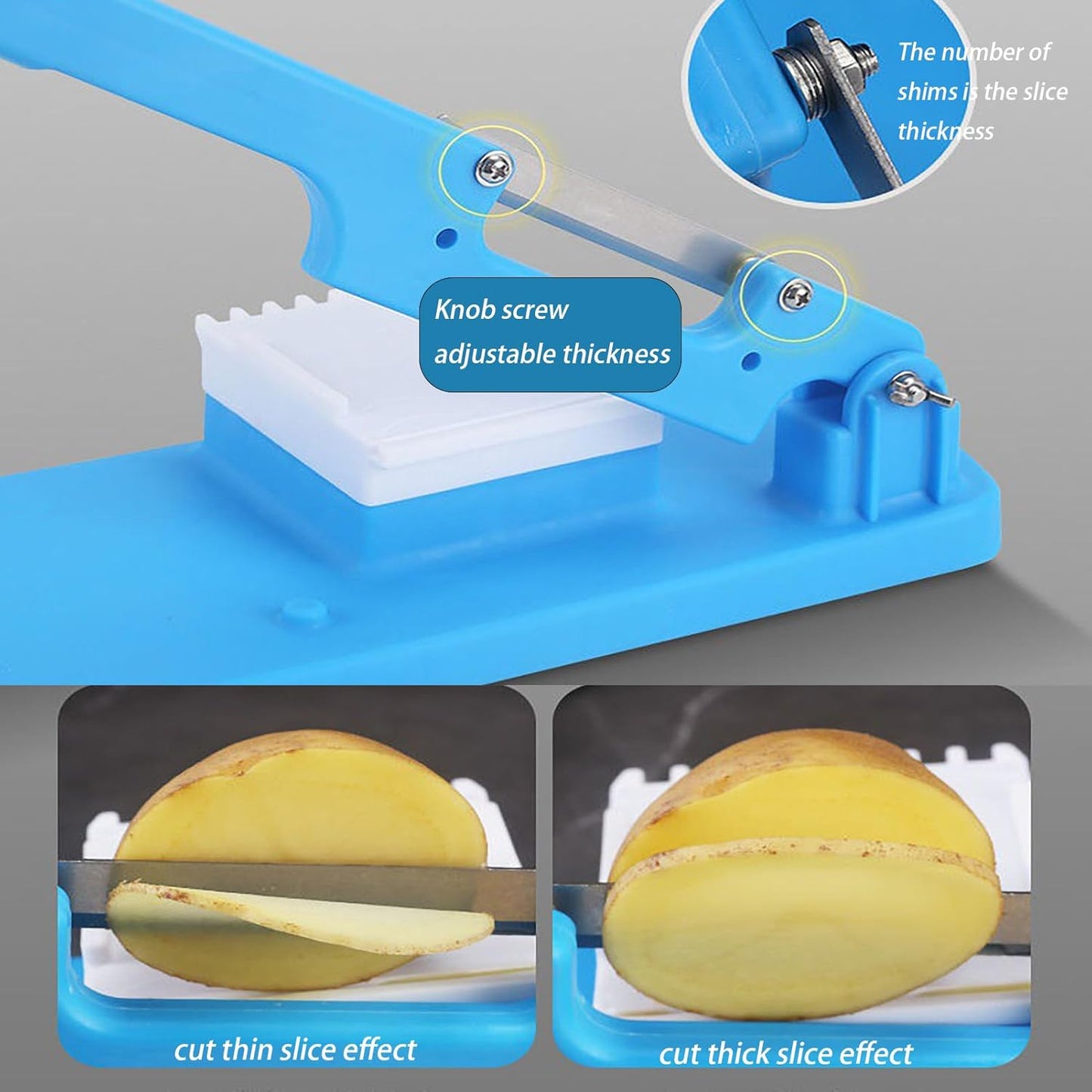 50% KORTING | ChefSlice™ | RVS Keuken Slicer – Preciese Snijden voor Vlees, Groenten & Fruit
