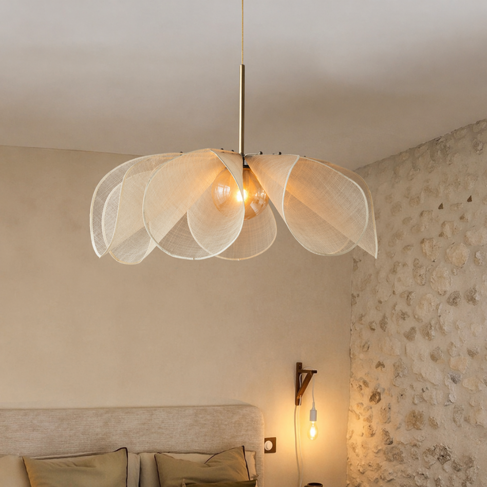 Vintage Stoffen Hanglamp