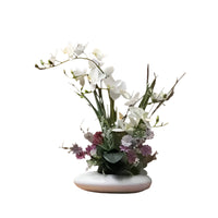 OrchidElegance kunstmatige orchideensortiment – Levensecht bloemenarrangement in een moderne vaas