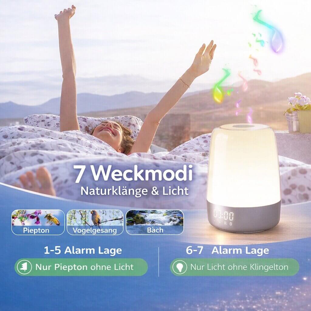 Daglichtwekkertje | Daglichtlamp | Wake Up Light | LichtRise