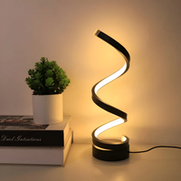 Leto - LED Tafellamp met Spiraaldesign
