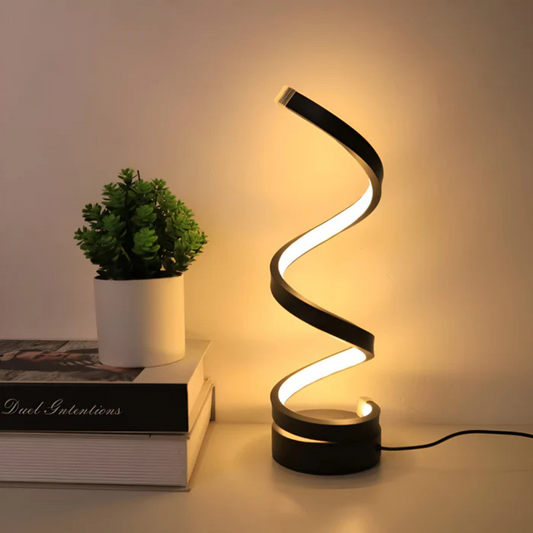 Leto - LED Tafellamp met Spiraaldesign
