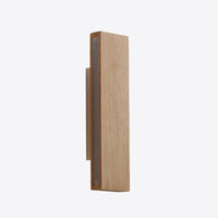 Japanse Houten Rechthoekige LED Wandlamp