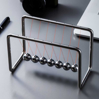 Zilveren Newton Pendel Balancerende Ballen Bureau Speelgoed