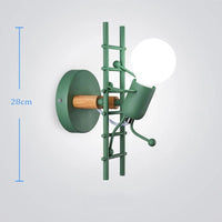 GlowClimb Designer Wandlamp | Unieke traplamp voor gezellige slaapkamers en woonkamers