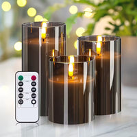 Vlamloze Kaarsen Deluxe – Set van 3
