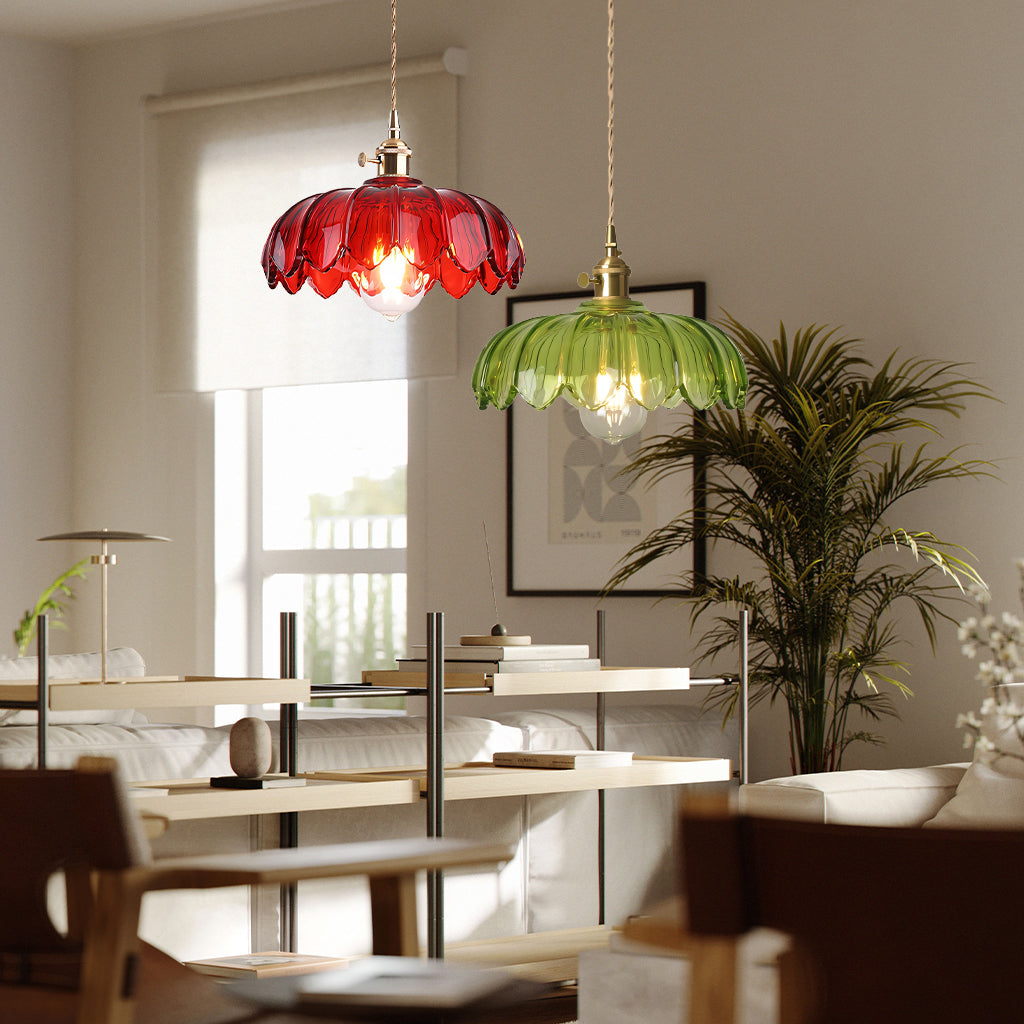 Fay Rustieke Tulp Glas Hanglamp
