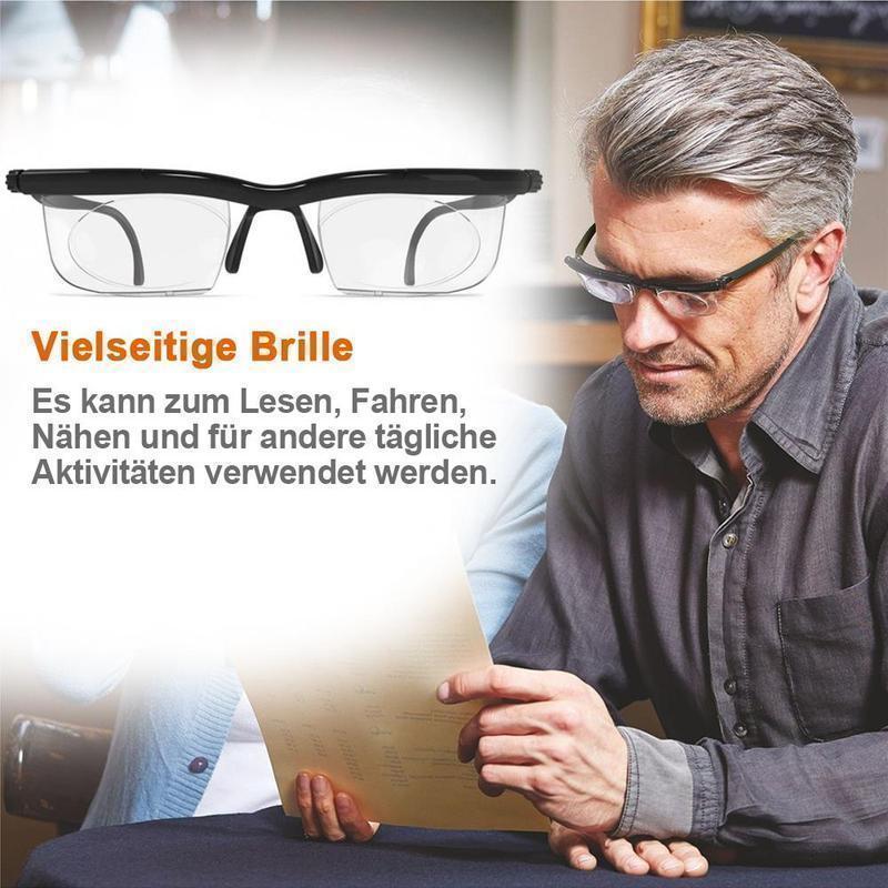 Fokus instelbare bril Leesbril Unisex