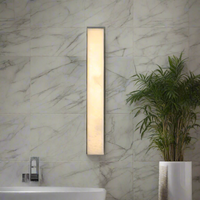 Edge Moderne Rechthoekige Alabaster Buitenwandlamp