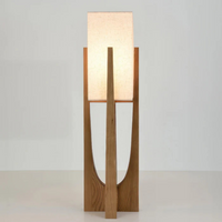 Luxora - Japanse Stijl Vloerlamp | Houten Tafellamp